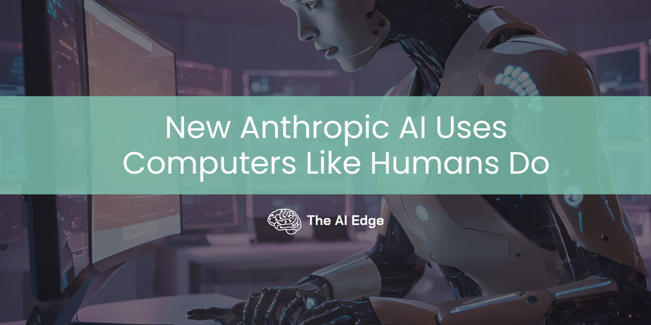 New Anthropic AI Uses Computers Like Humans Do