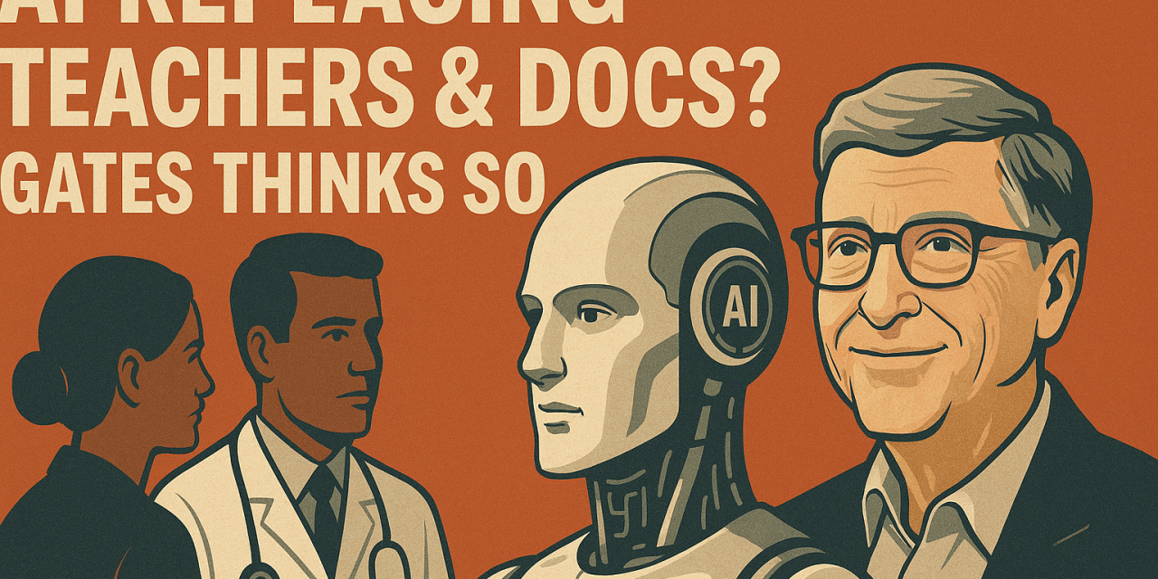 ☕🤖 AI Replacing Teachers & Docs? Gates Thinks So… + GPT-4o Upgrade