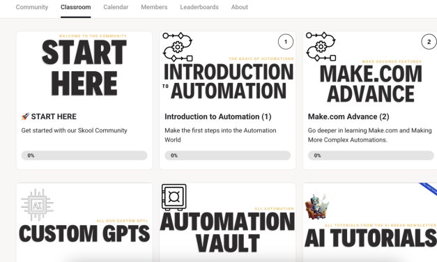 Learn How to Automate Your Business (Skool Community)