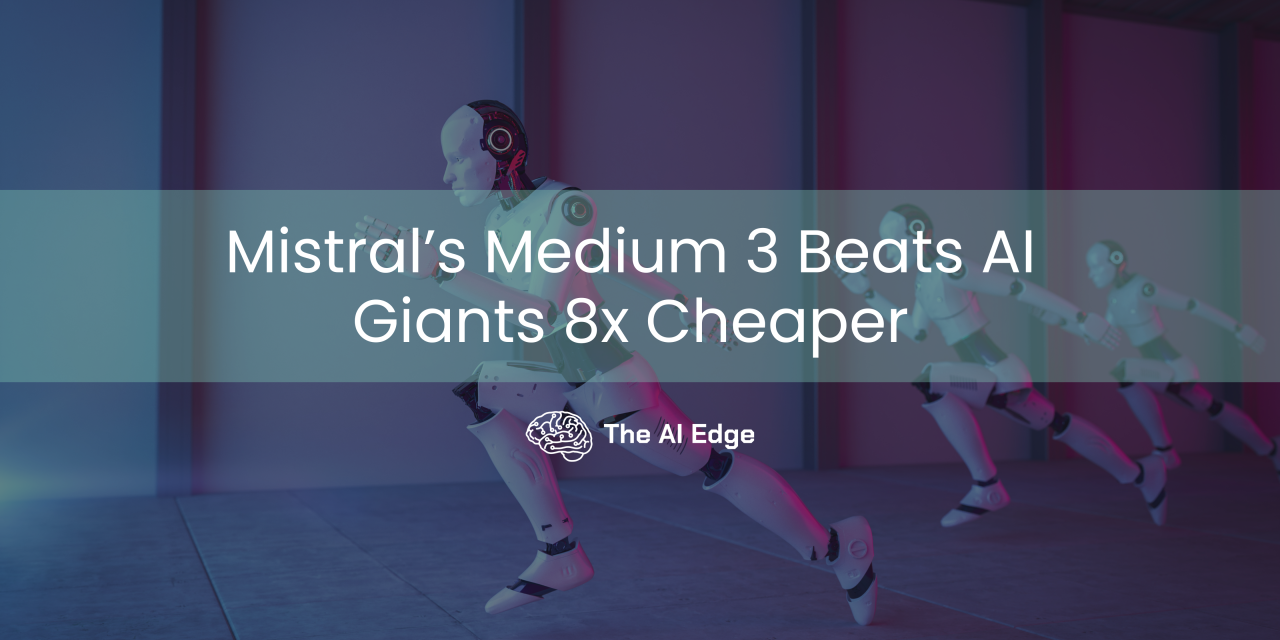 Mistral’s Medium 3 Beats AI Giants; 8x Cheaper