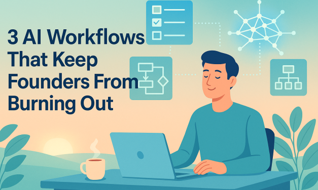 ☕🤖 Tutorial: 3 AI Workflows That Keep Founders From Burning Out