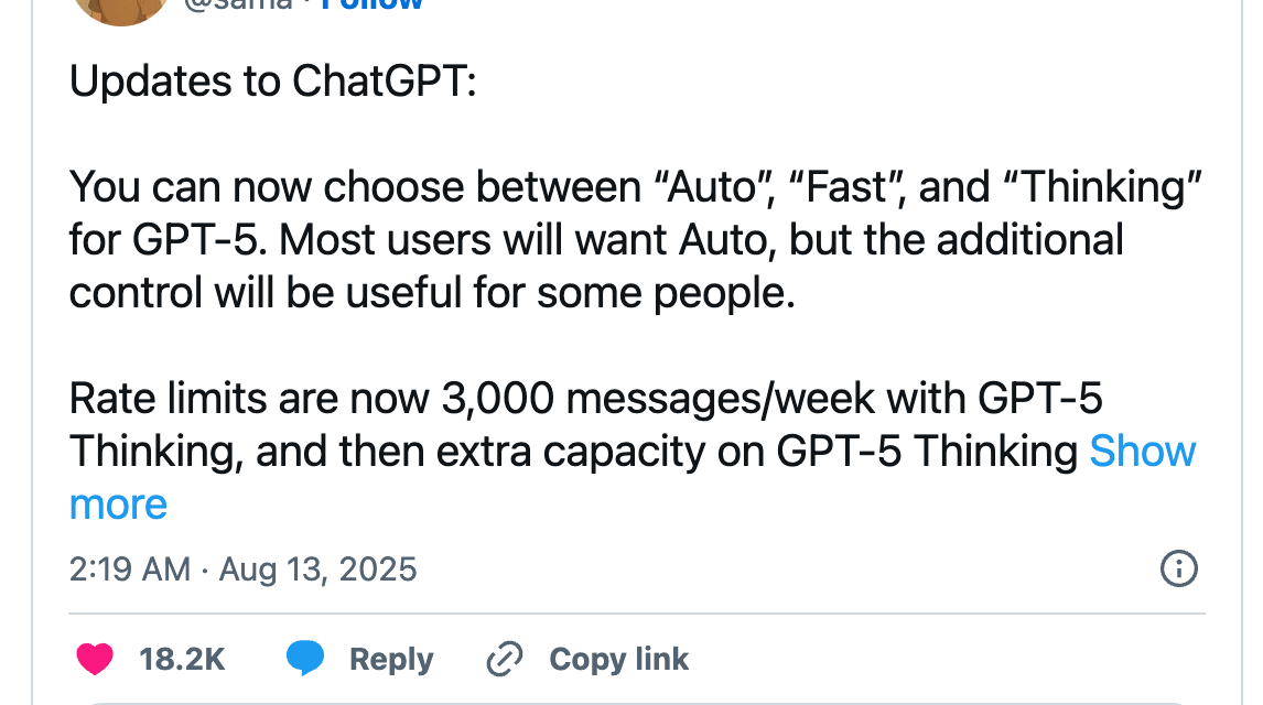 ☕🤖 ChatGPT Model Picker Returns & Perplexity Goes After Chrome