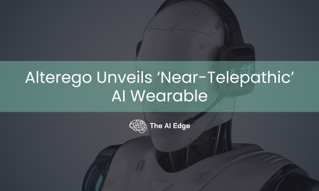 Alterego Unveils ‘Near-Telepathic’ AI Wearable