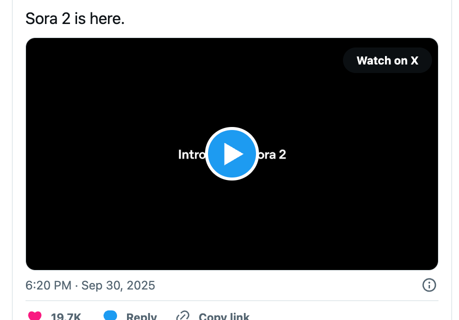 ☕🤖 OpenAI Drops Sora 2 and a TikTok Rival