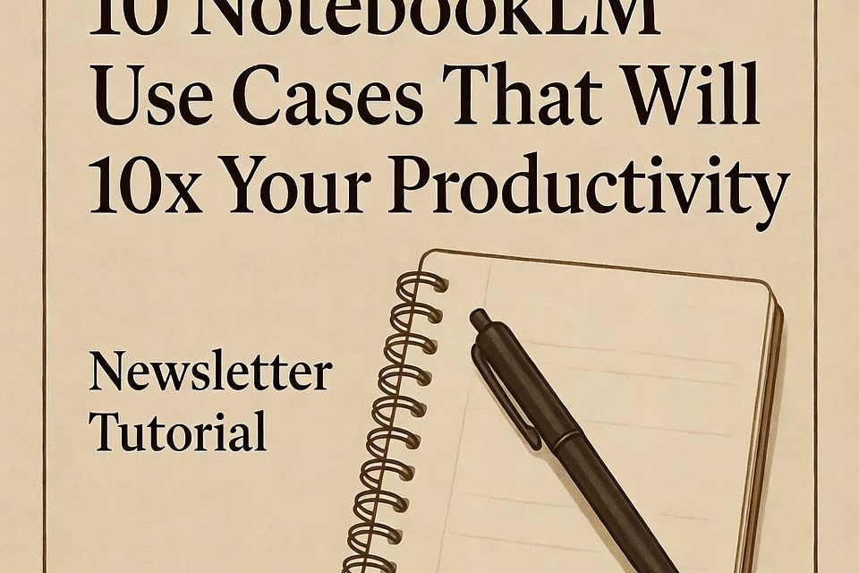 ☕🤖 Tutorial: 10 NotebookLM Use Cases That Will 10x Your Productivity