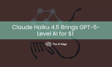Claude Haiku 4.5 Brings GPT-5-Level AI for $1