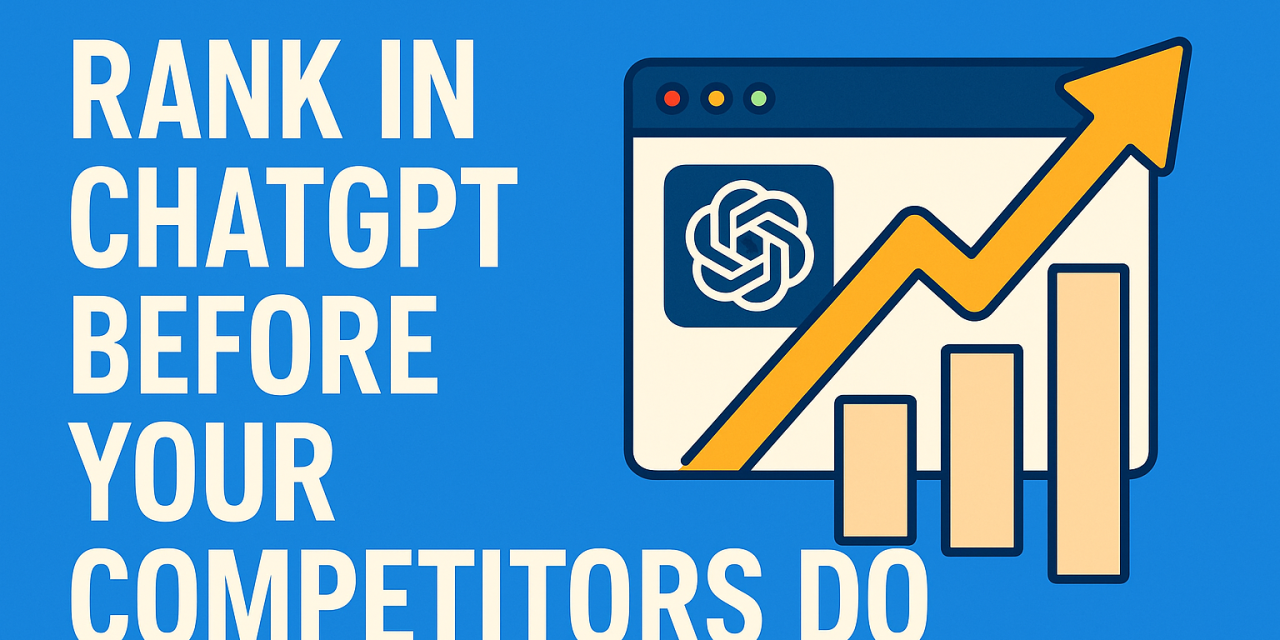 ☕🤖 Tutorial: Rank in ChatGPT Before Your Competitors Do