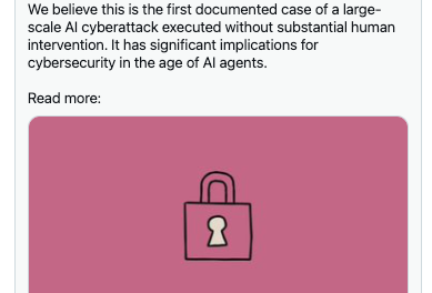 ☕🤖 Anthropic Stops First AI-Orchestrated Cyber Attack