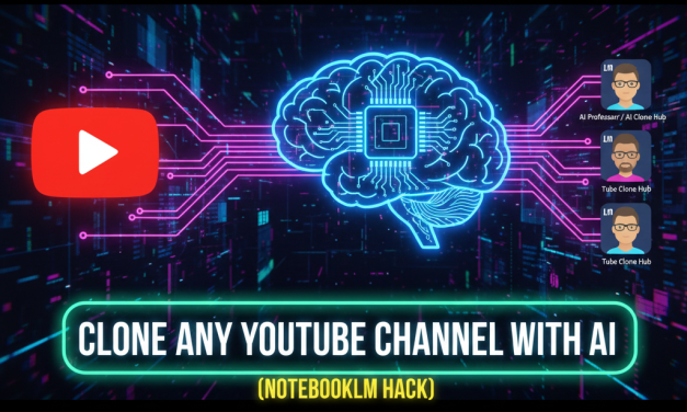 ☕🤖 Tutorial: Clone Any YouTube Channel With AI (NotebookLM Hack)