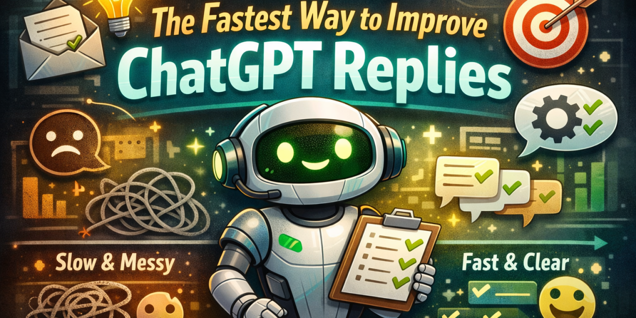 ☕🤖 Tutorial: The Fastest Way to Improve ChatGPT Replies