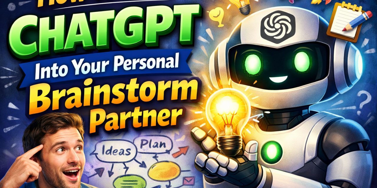 ☕🤖 Tutorial: How To Turn ChatGPT Into Your Personal Brainstorm Partner