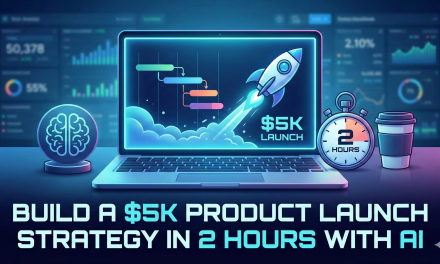 ☕🤖Tutorial: Build a $5K Product Launch Strategy in 2 Hours With AI