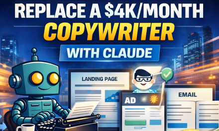 ☕🤖Tutorial: How To Replace a $2K/month Copywriter With Claude (Landing Page + Ads + Emails)