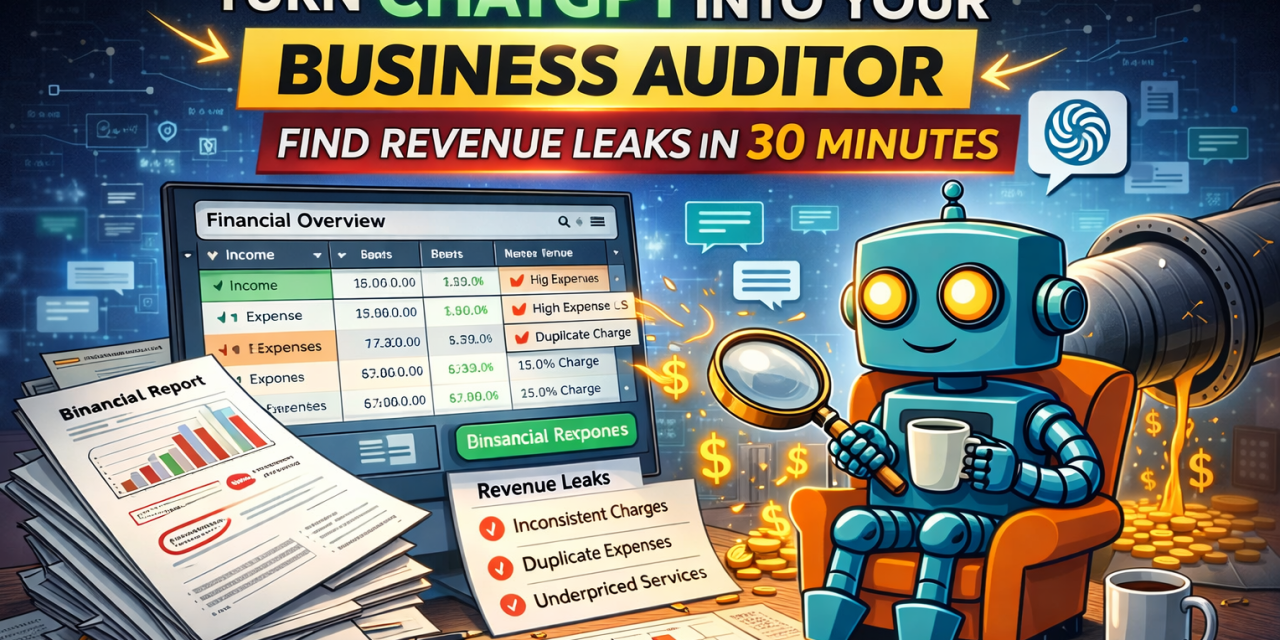 ☕🤖Tutorial: Turn ChatGPT Into Your Business Auditor (Find Revenue Leaks in 30 Minutes)
