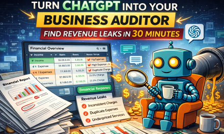 ☕🤖Tutorial: Turn ChatGPT Into Your Business Auditor (Find Revenue Leaks in 30 Minutes)