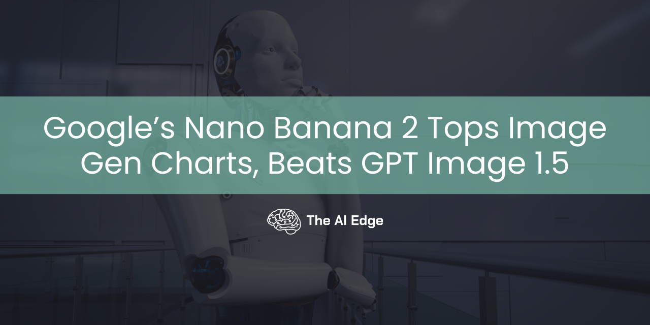 Google’s Nano Banana 2 Tops Image Gen Charts, Beats GPT Image 1.5