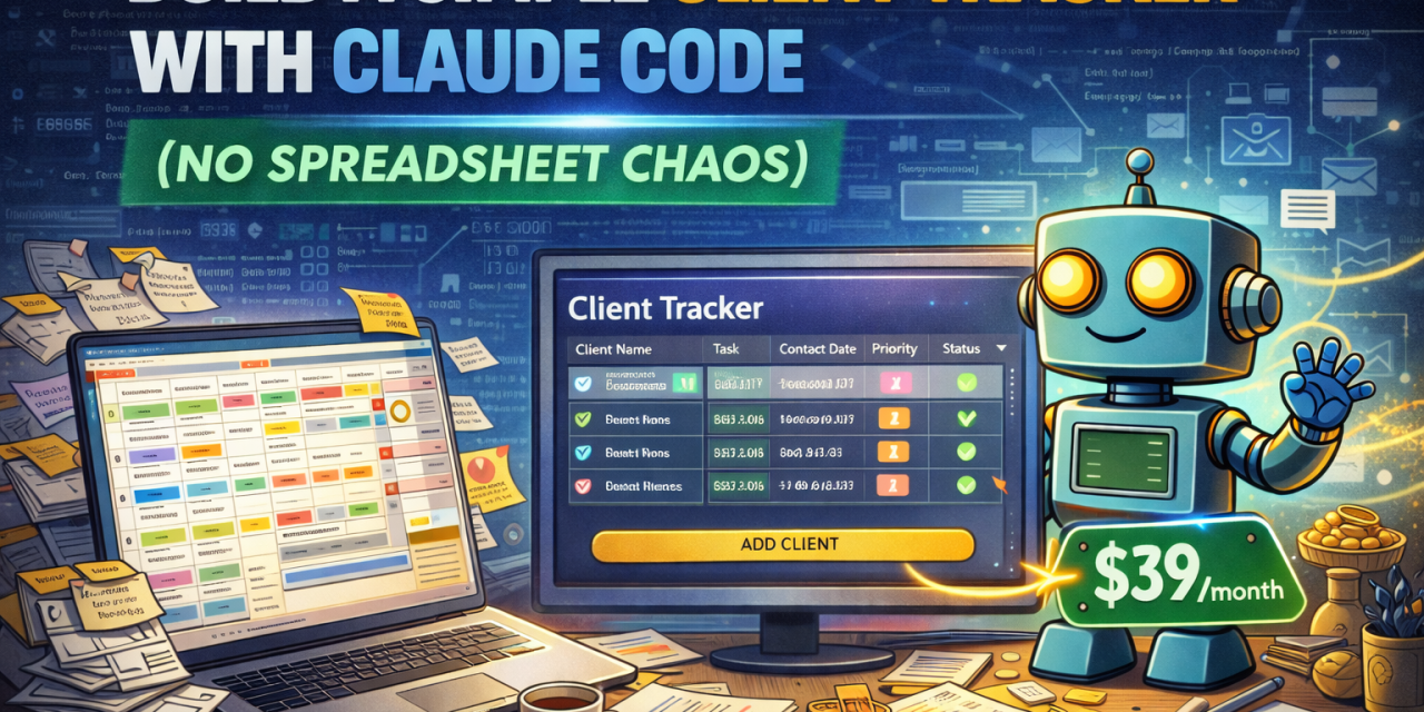 ☕🤖Tutorial: Build a Simple Client Tracker With Claude Code (No Spreadsheet Chaos)