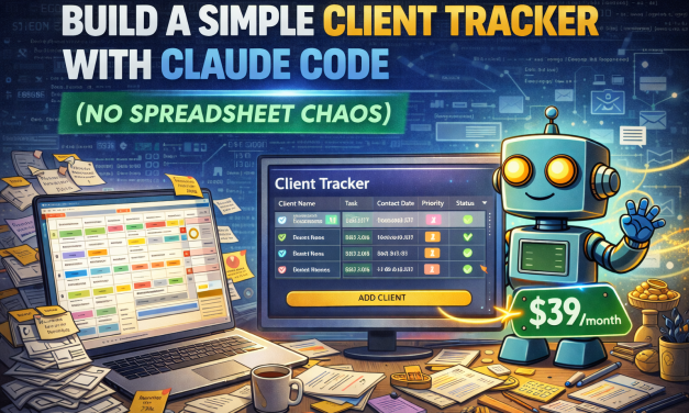 ☕🤖Tutorial: Build a Simple Client Tracker With Claude Code (No Spreadsheet Chaos)