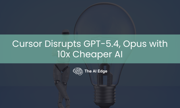 Cursor Disrupts GPT-5.4, Opus with 10x Cheaper AI