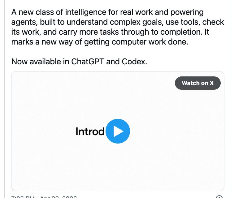 ☕🤖 GPT-5.5 Is Here: OpenAI’s Smartest, Fastest Model Yet
