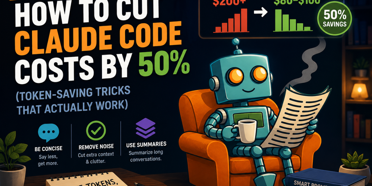 ☕🤖Tutorial: How To Cut Claude Code Costs by 50% (Token-Saving Tricks That Actually Work)