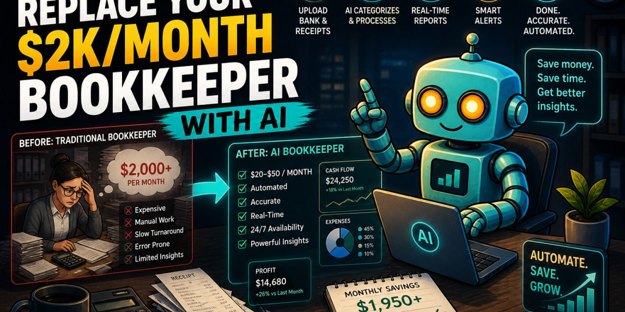 ☕🤖 Tutorial: Replace your $2K/month Bookkeeper with AI
