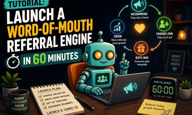 ☕🤖 Tutorial: Launch a Word-of-Mouth Referral Engine in 60 Minutes