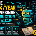 ☕🤖 Tutorial: Save $6K/year on Webinar Production with AI (Scripts, Slides, Promo, and Replays)