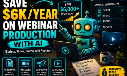 ☕🤖 Tutorial: Save $6K/year on Webinar Production with AI (Scripts, Slides, Promo, and Replays)