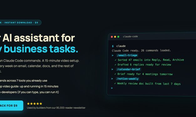 Claude Starter OS: Your First AI Operations Team