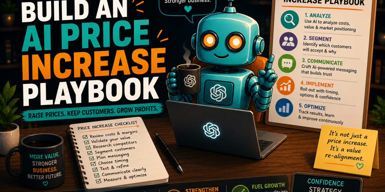 ☕🤖 Tutorial: Build an AI Price Increase Playbook (Raise Prices Without Losing Customers)