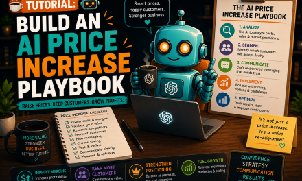☕🤖 Tutorial: Build an AI Price Increase Playbook (Raise Prices Without Losing Customers)