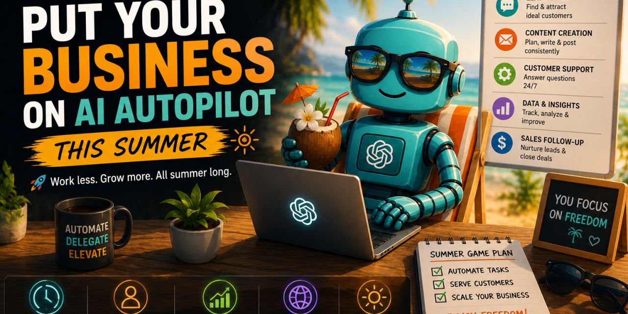 ☕🤖 Tutorial: Put Your Business on AI Autopilot This Summer