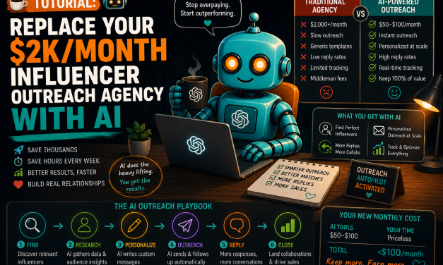 ☕🤖Tutorial: Replace Your $2K/month Influencer Outreach Agency With AI