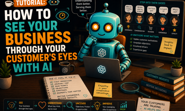 ☕🤖Tutorial: How To See Your Business Through Your Customer’s Eyes With AI