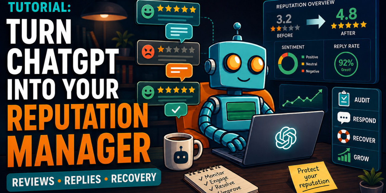 ☕🤖 Tutorial: How To Turn ChatGPT Into Your Reputation Manager