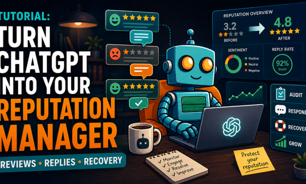 ☕🤖 Tutorial: How To Turn ChatGPT Into Your Reputation Manager