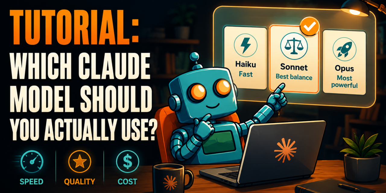 ☕🤖 Tutorial: Which Claude Model Should You Actually Use?