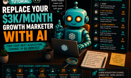 ☕🤖Tutorial: Replace Your $3K/month Growth Marketer With AI (Find Your Next Acquisition Channel in 60 Minutes)