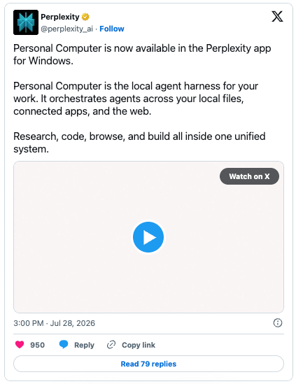 ☕🤖 Perplexity Just Put an AI Worker Inside Windows