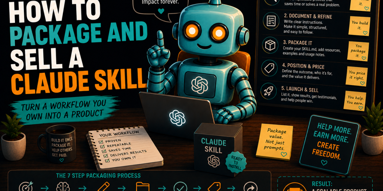 ☕🤖 Tutorial: How To Package and Sell a Claude Skill (Turn a Workflow You Own Into a Product)