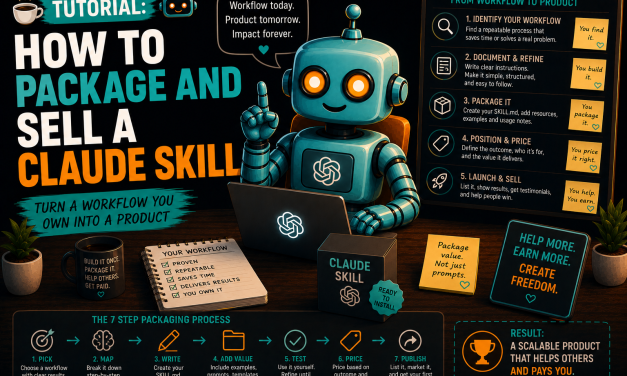 ☕🤖 Tutorial: How To Package and Sell a Claude Skill (Turn a Workflow You Own Into a Product)