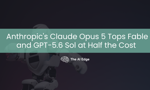 Anthropic’s Claude Opus 5 Tops Fable and GPT-5.6 Sol at Half the Cost