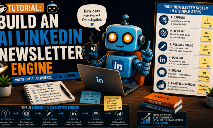 ☕🤖Tutorial: Build an AI LinkedIn Newsletter Engine (Own the Audience LinkedIn Rents You)