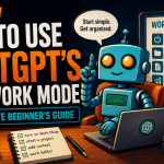 ☕🤖 Tutorial: How to Use ChatGPT’s New Work Mode (The Complete Beginner’s Guide)