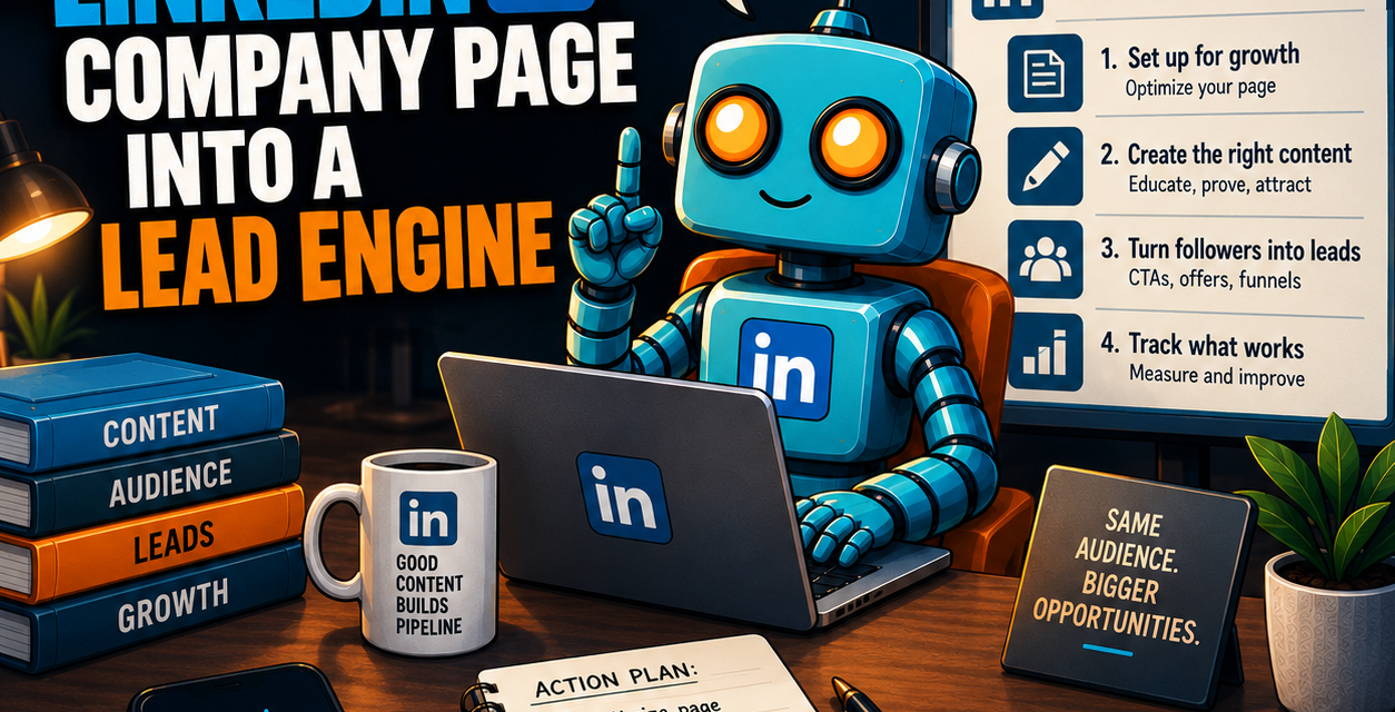 ☕🤖 Tutorial: Turn Your LinkedIn Company Page Into a Lead Engine