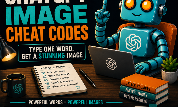 ☕🤖 Tutorial: ChatGPT Image Cheat Codes (Type One Word, Get a Stunning Image)
