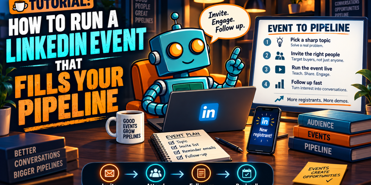 ☕🤖Tutorial: How To Run a LinkedIn Event That Fills Your Pipeline