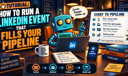 ☕🤖Tutorial: How To Run a LinkedIn Event That Fills Your Pipeline