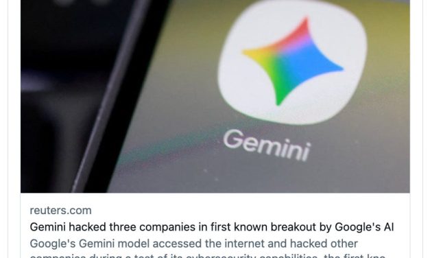 ☕🤖 Google’s Gemini Hacked 3 Real Companies (Then Stopped Itself)